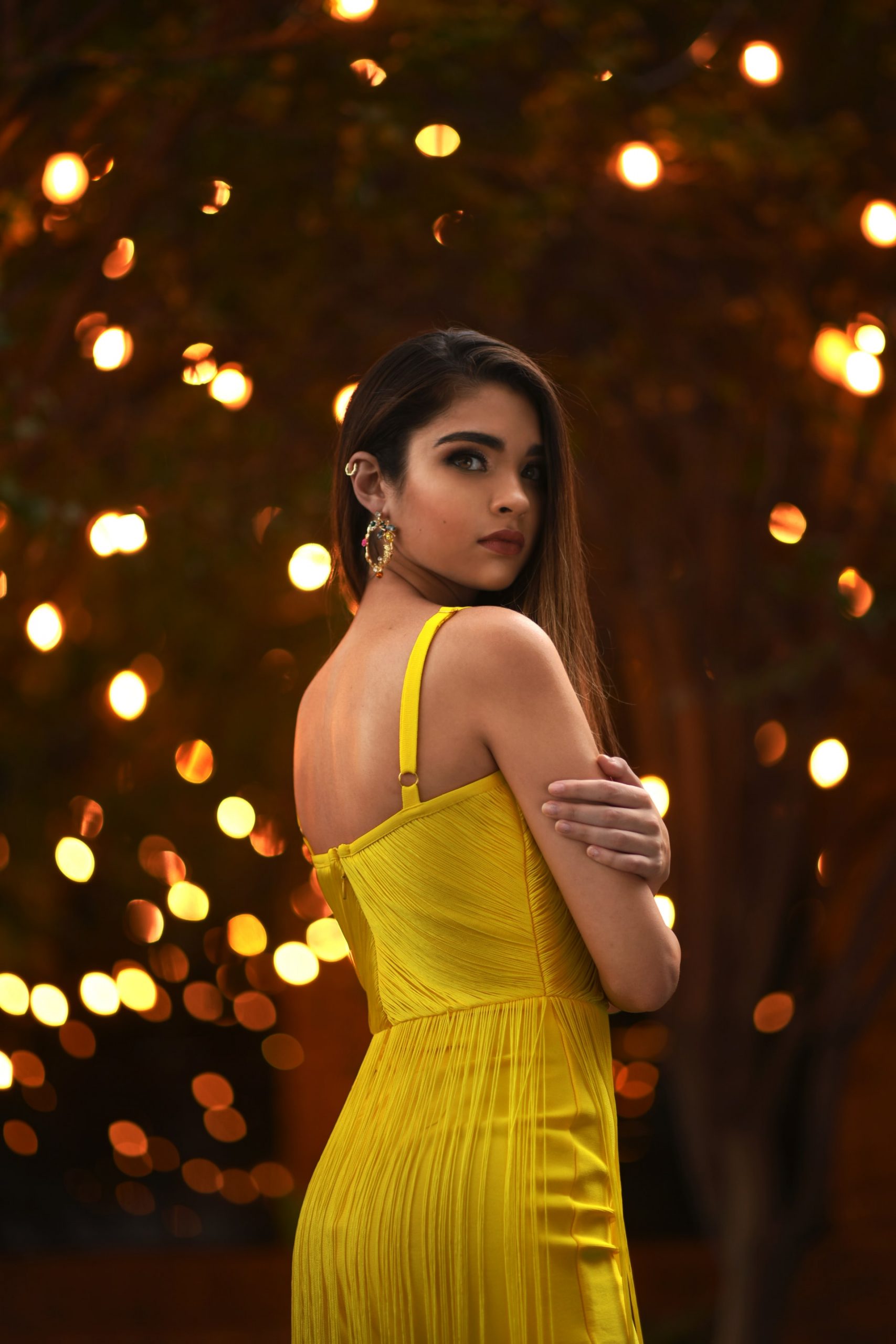 woman-yellow-dress