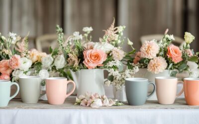 Choosing customizable xl mugs as unique wedding favors